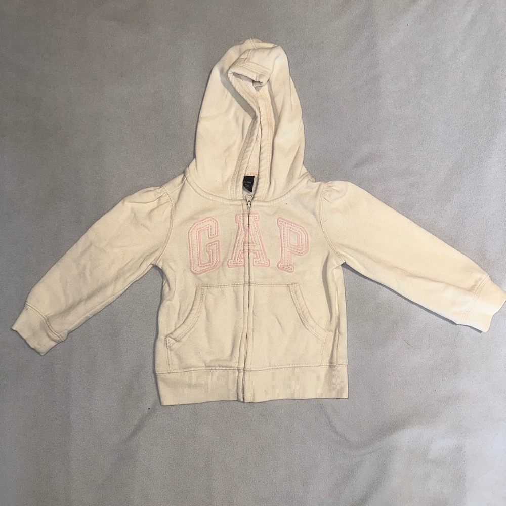 Baby Gap white hoodie size: 18-24 months